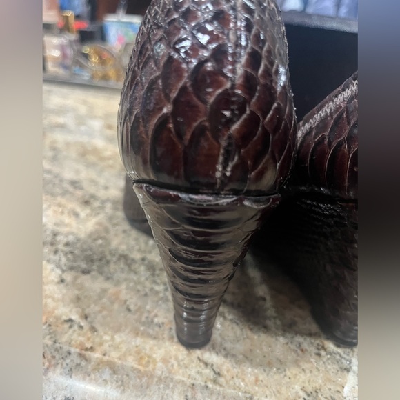 Tory Burch Miller Wedge Heels Size 7 - Picture 3 of 6